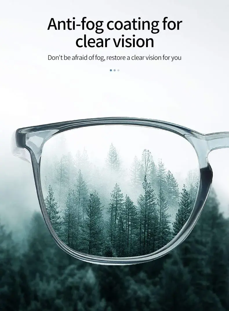 Alsenor Anti-Fog Safety Glasses with Blue Light Blocking & UV Protection | Clear Polycarbonate Lenses (Medium) - view 6