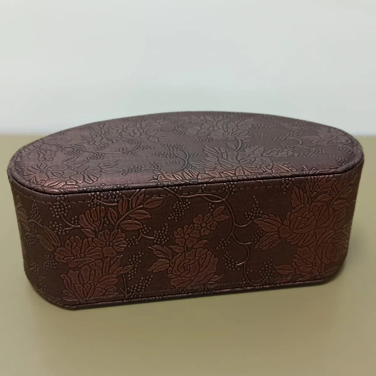 RHCSZ Retro Leather Remote Control Holder Organizer Box | 21.5cm (8.46") x 11.5cm (4.5") x 7.5cm (2.95") - view 5