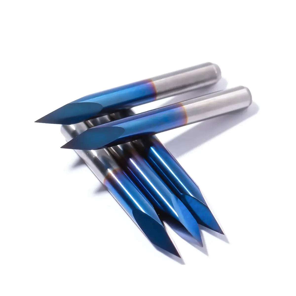 FoxAlien Triangular CNC Router Bits 0.1mm Engraving V-Bits, 30 Degree | Precise Engraving for Wood & Plastic - view 4