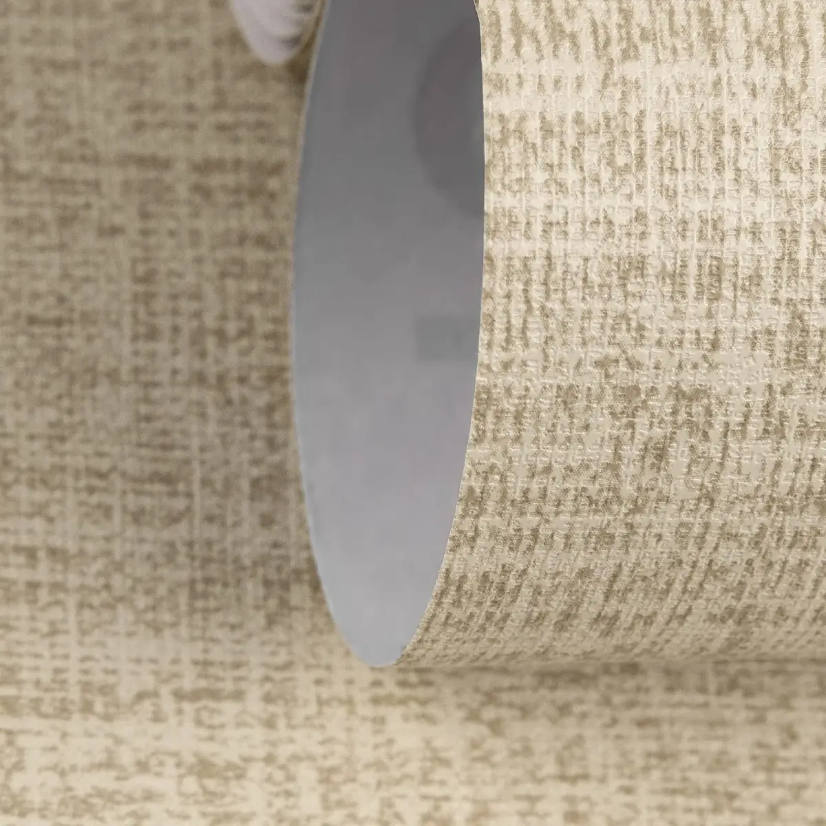 TANONE Khaki Grasscloth Peel and Stick Wallpaper 43.3 sq.ft (15.8" W x 394" L) | Beige Linen Texture for Walls & Cabinets - view 2