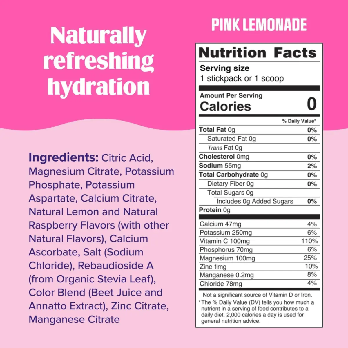 Ultima Replenisher Pink Lemonade Electrolyte Powder Stickpacks 20 Count (Pack of 1) | Hydration with 6 Electrolytes & Trace Minerals - view 3