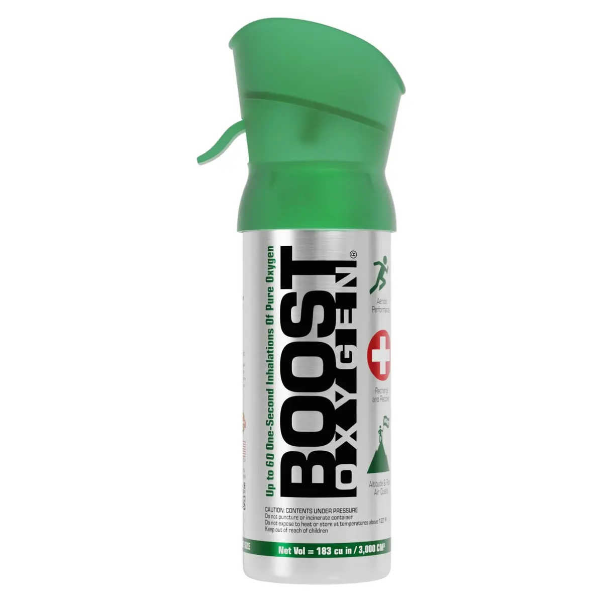 Boost Oxygen Natural 3L Canister | Portable, Recyclable, 95% Pure Oxygen for Respiratory Support - main product image