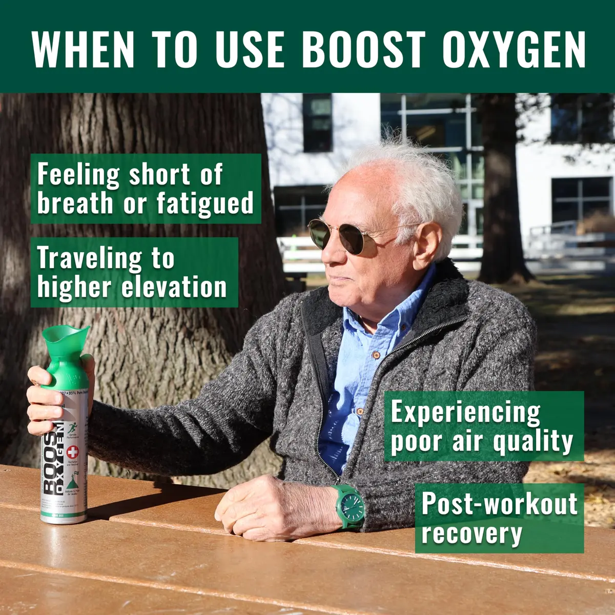 Boost Oxygen Natural 3L Canister | Portable, Recyclable, 95% Pure Oxygen for Respiratory Support - view 6