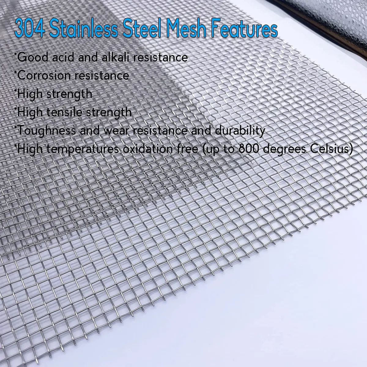 Valchoose 2PACK Wire Mesh 12” x 24” | Sturdy 304 Stainless Steel Mesh for DIY & Industrial Use - view 6