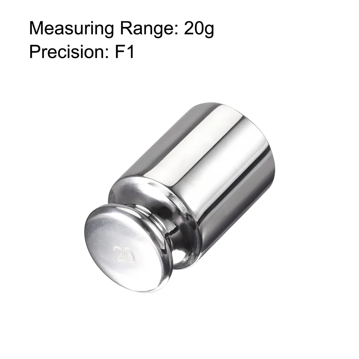 uxcell 20g F1 Calibration Weight Stainless Steel for Digital Balance Scale | Precision, Durable & Certified - view 3