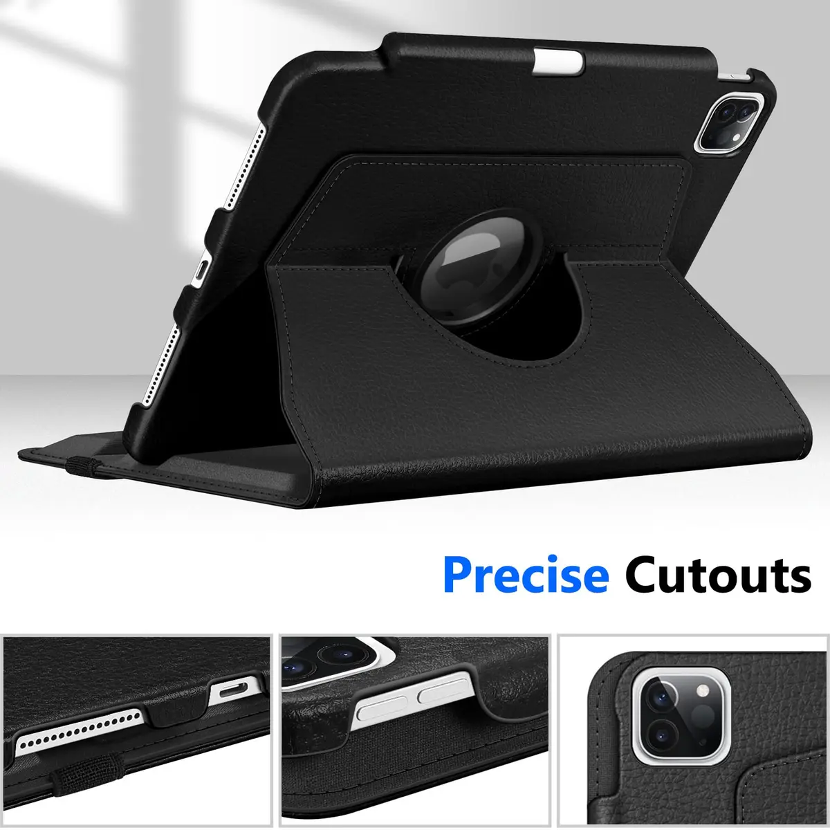 FINTIE Rotating Case for iPad Pro 11-inch (4th/3rd/2nd/1st Gen) | 11 inch, Polycarbonate & Faux Leather, Auto Wake/Sleep - view 7