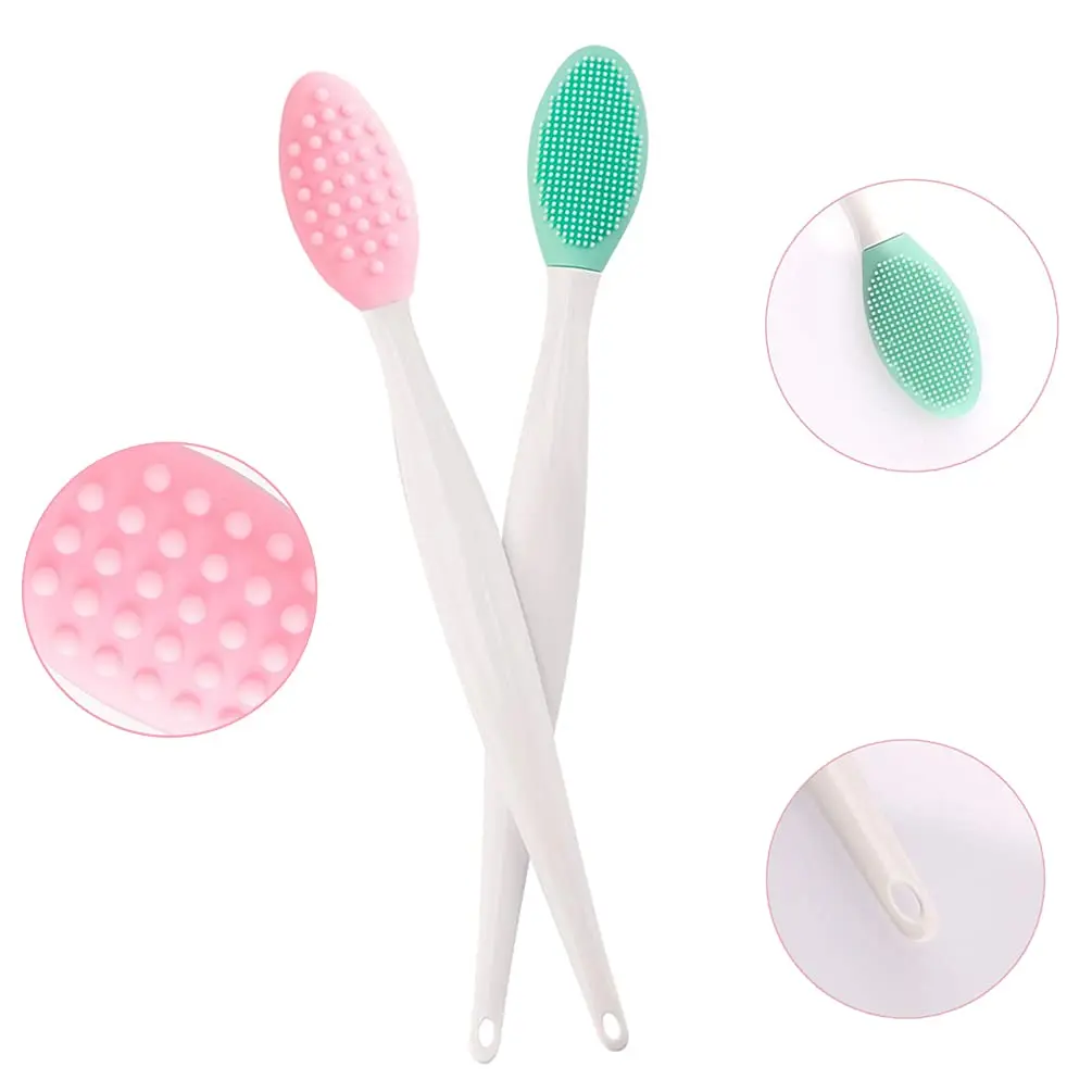 BETURY Lip Brush Tool, Double-Sided Silicone Exfoliating Lip Brush for Fuller Lips | Gentle & Reusable (2 pcs) - view 2