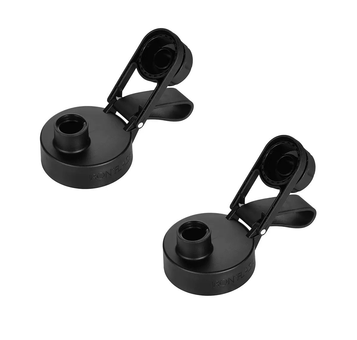 IRON °FLASK Spout Lid for Wide Mouth Water Bottles, 2 Pack | BPA-Free & Leakproof Chug Style - view 2