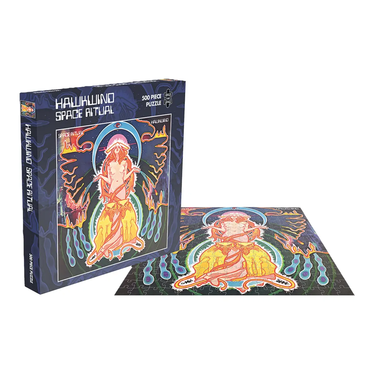 RockSaws Hawkwind Space Ritual 500 Piece Jigsaw Puzzle | Official Music Puzzle for Adults & Teens - view 3