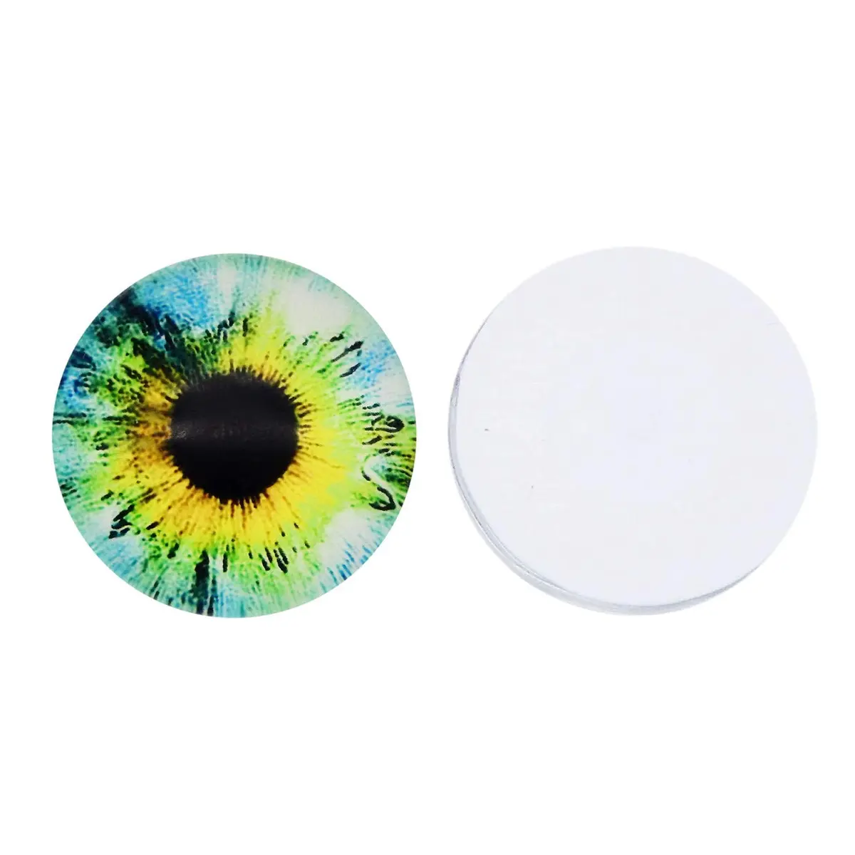 Julie Wang 18MM 40PCS Dragon Eyes Glass Cabochon for Clay Sculptures Making Props Craft Jewelry DIY Findings 0.71inches | Artistic Glass Decor - view 6
