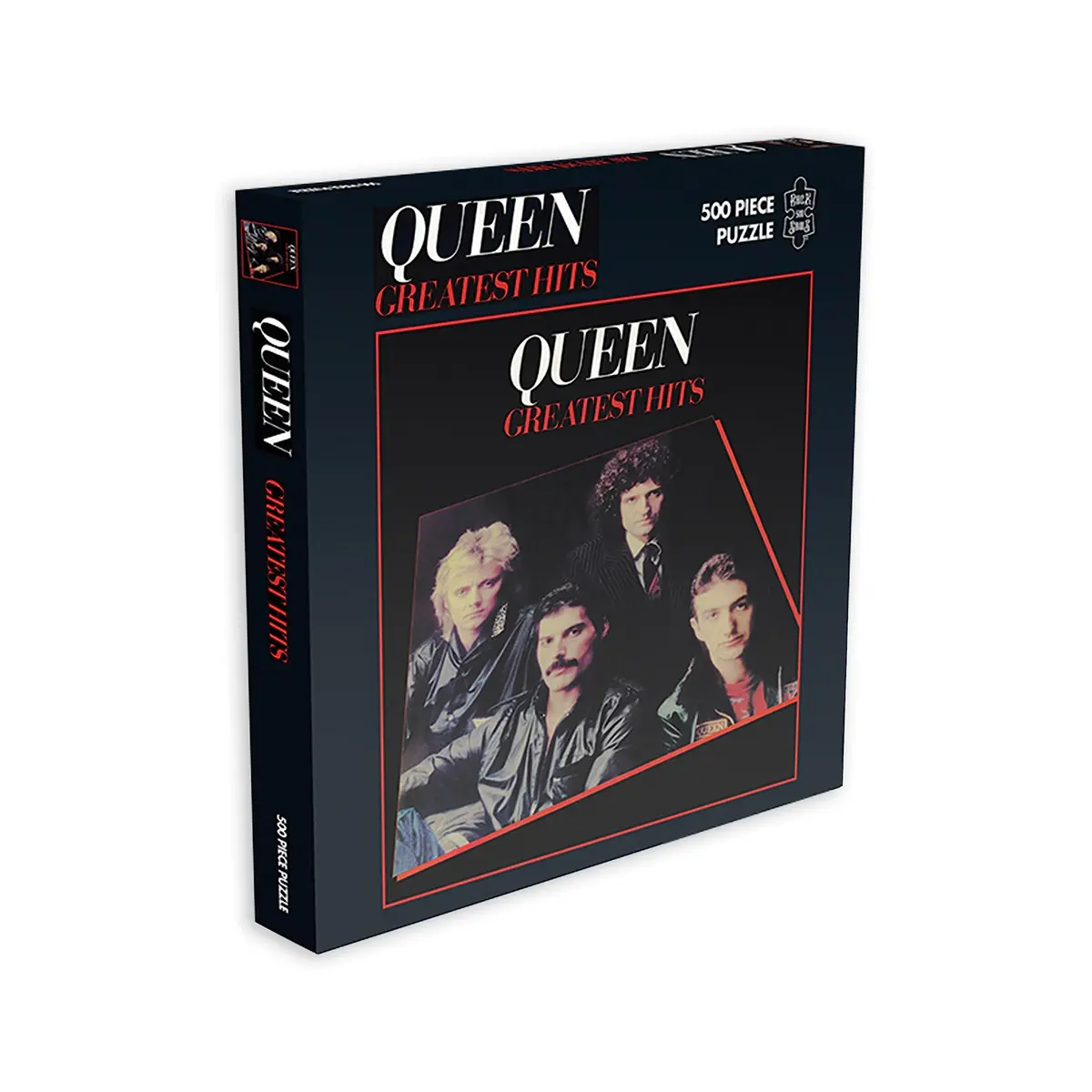 RockSaws Queen Greatest Hits 500 Piece Jigsaw Puzzle | Officially Licensed Queen Merchandise & Collectibles - Glare Free - Precision Fit - main product image