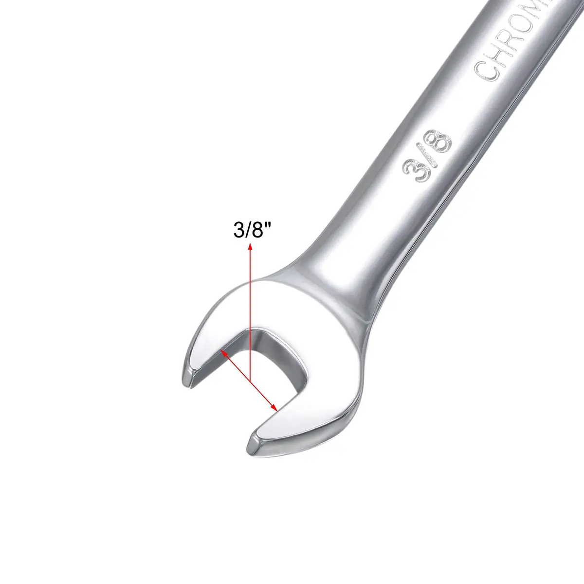 uxcell 3/8 Inch Ratcheting Combination Wrench 12 Point | Durable Chrome Vanadium Alloy - view 4