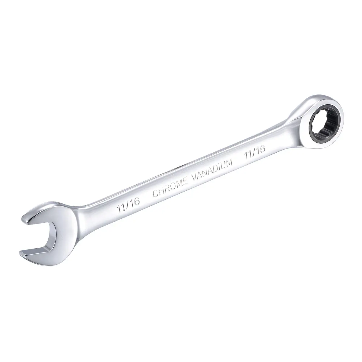 uxcell 11/16 Inch Ratcheting Combination Wrench SAE 72 Teeth 12 Point Ratchet Box Ended Spanner Tools, Cr-V | Durable, Precise & Water-Resistant - view 5