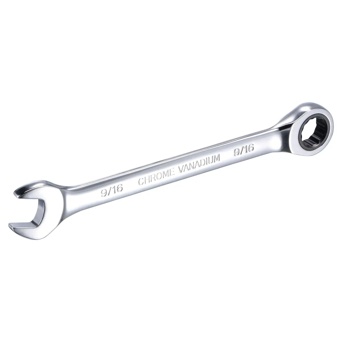 uxcell 9/16 Inch Ratcheting Combination Wrench SAE 72 Teeth 12 Point Ratchet Box Ended Spanner Tools, Cr-V | Durable, Precise & Water-Resistant - view 5