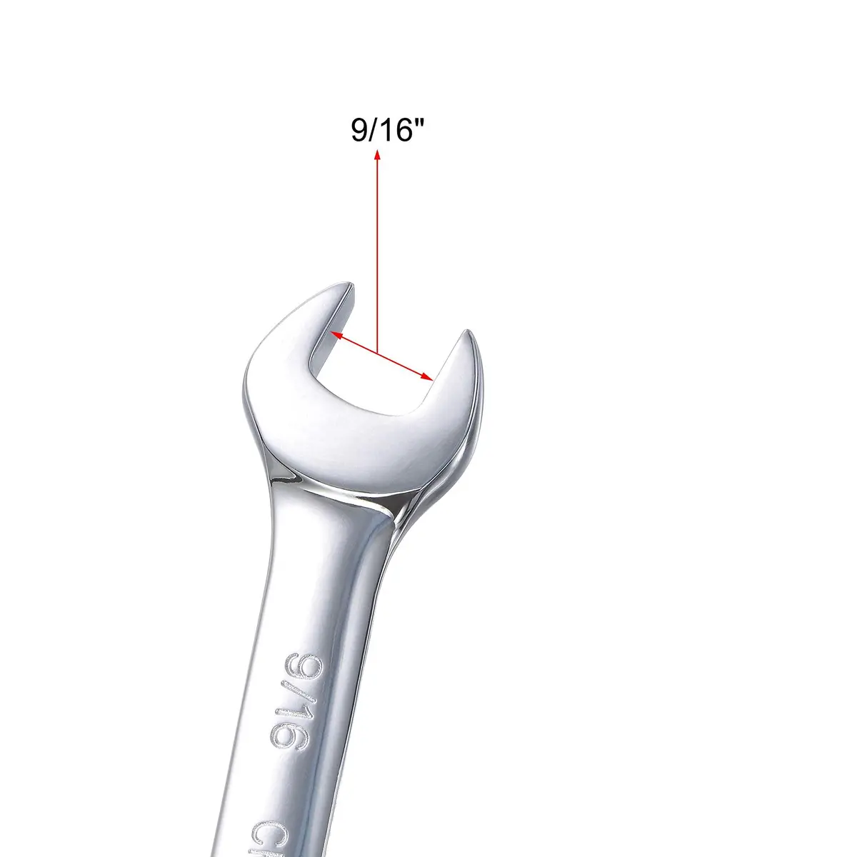 uxcell 9/16 Inch Ratcheting Combination Wrench SAE 72 Teeth 12 Point Ratchet Box Ended Spanner Tools, Cr-V | Durable, Precise & Water-Resistant - view 4