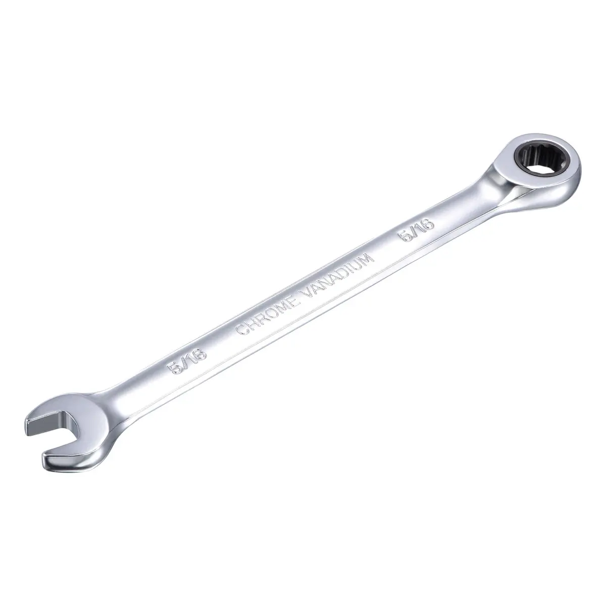 uxcell 5/16 Inch Ratcheting Combination Wrench SAE 72 Teeth 12 Point Ratchet Box Ended Spanner Tools, Cr-V | Durable, Precise & Rust-Resistant - main product image