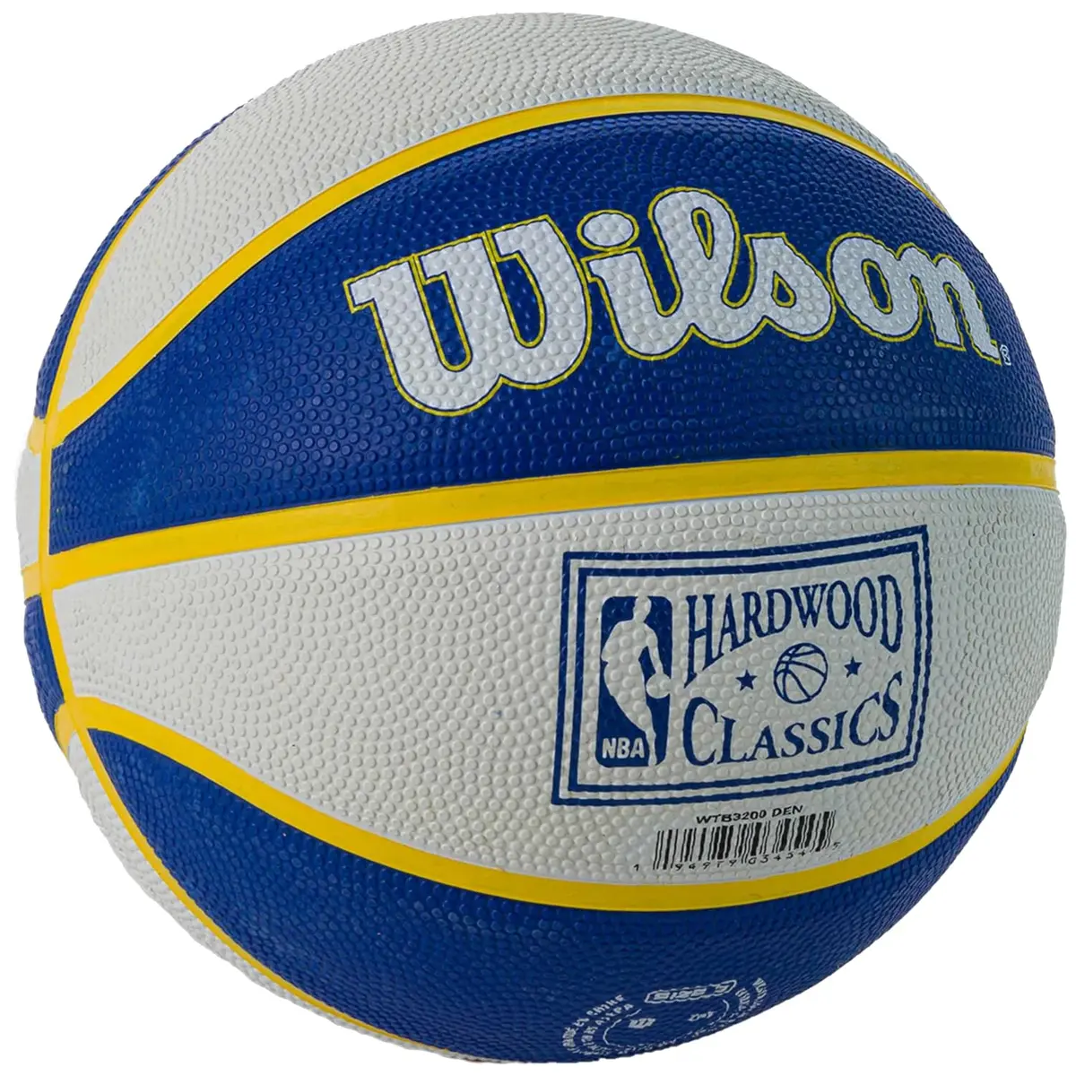 WILSON Mini NBA Team Retro Basketball - Denver Nuggets | Outdoor Grip & Nostalgic Design - view 2