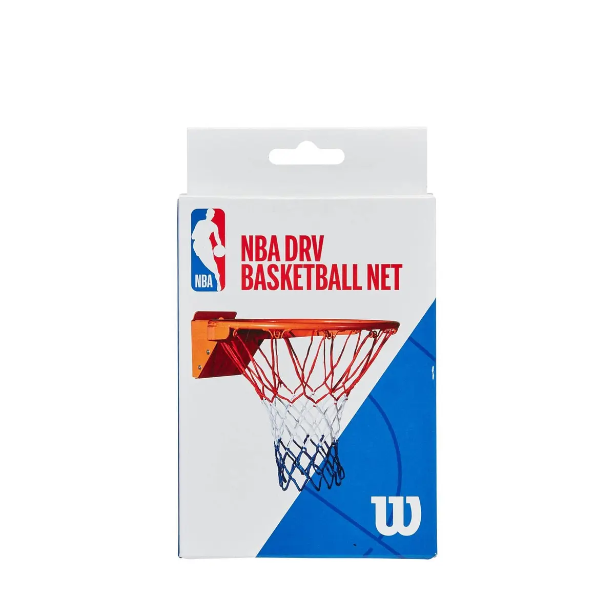 Wilson NBA DRV Recreational Basketball Net Red White and Blue | Official Size Nylon Net for Indoor Outdoor Courts - main product image