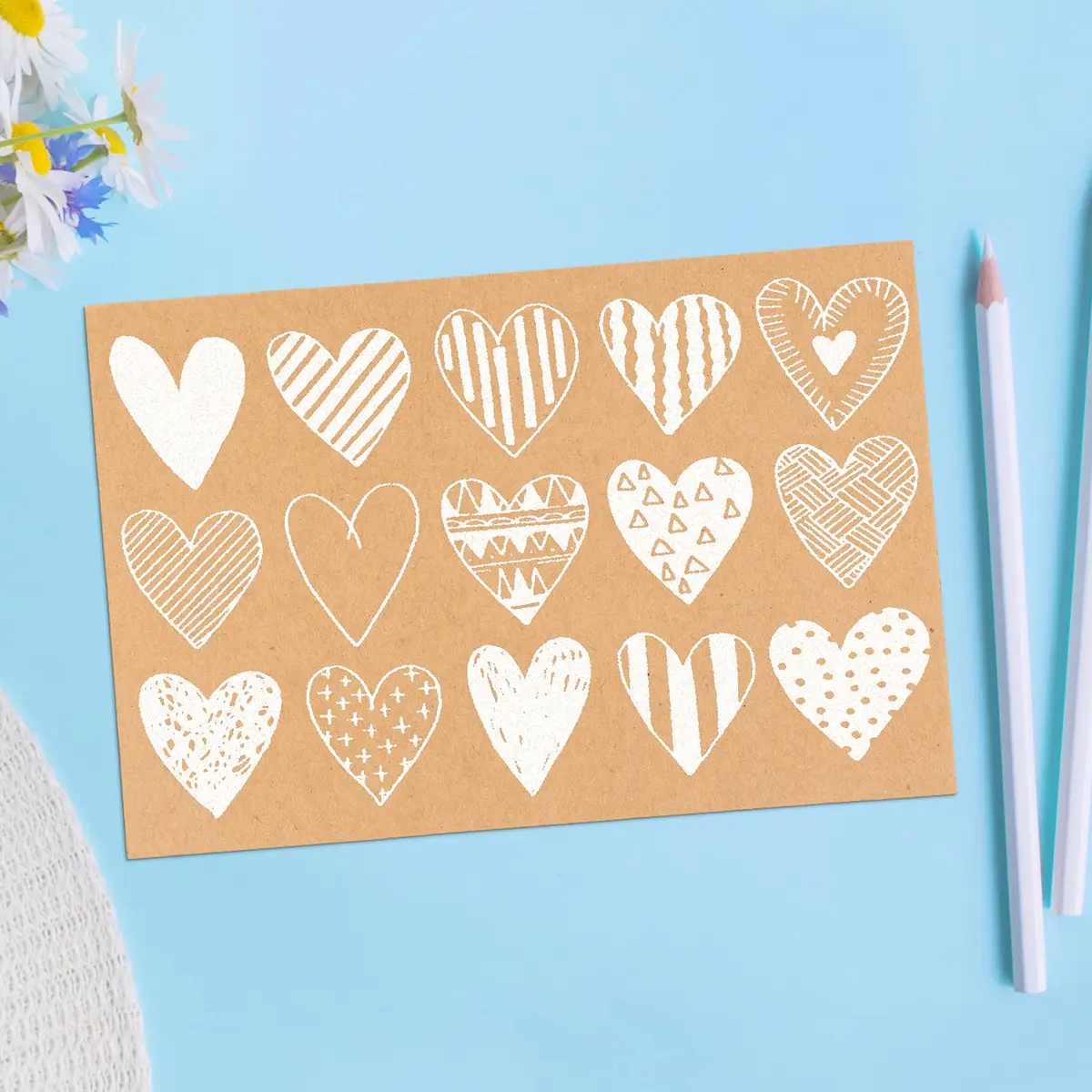 Sweetzer & Orange Kraft Blank Postcards 10.16cm x 15.24cm (4"x6") | 60-Count Pack for Mailing & Notes - view 6