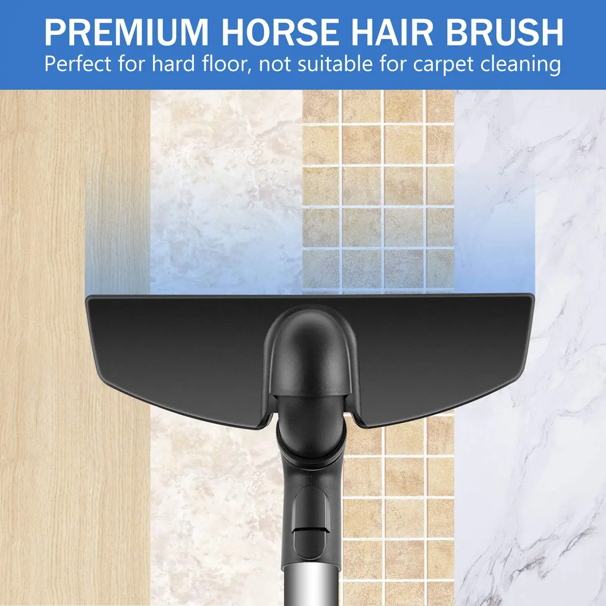 KEEPOW Vacuum Attachments Brush Compatible with Miele Vacuum Cleaner | 12 Inch Parquet Floor Brush for Hard Floors - view 4