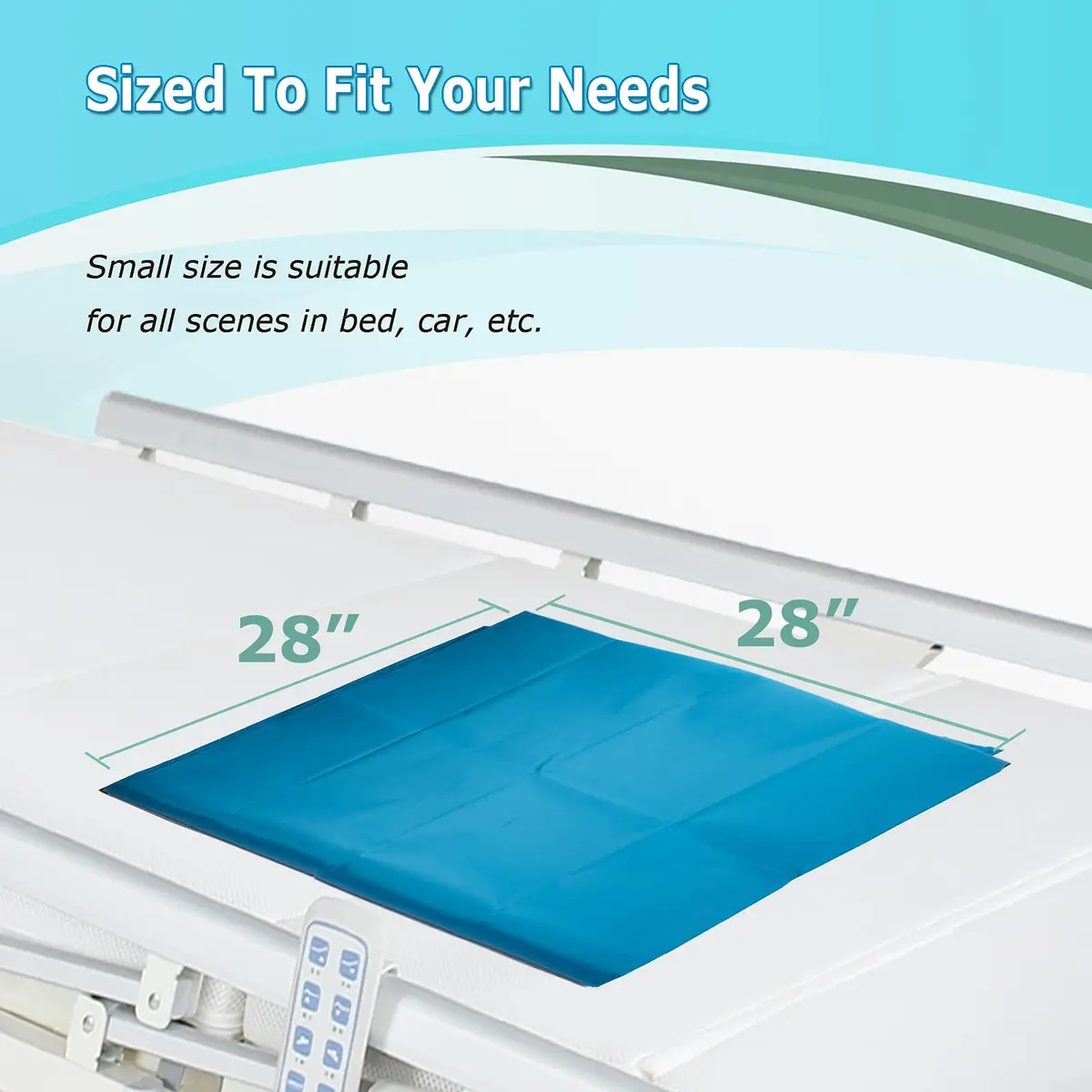LOSCHEN Tubular Slide Sheet 72x72cm (28"x28") | Reduces Caregiver Strain & Aids Elderly Mobility - view 4