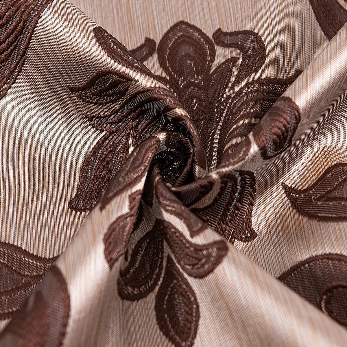 NAPEARL Sliding Door Curtains 120"W x 96"L | Damask Extra Wide Grommet Drapes for Living Room & Bedroom - view 7