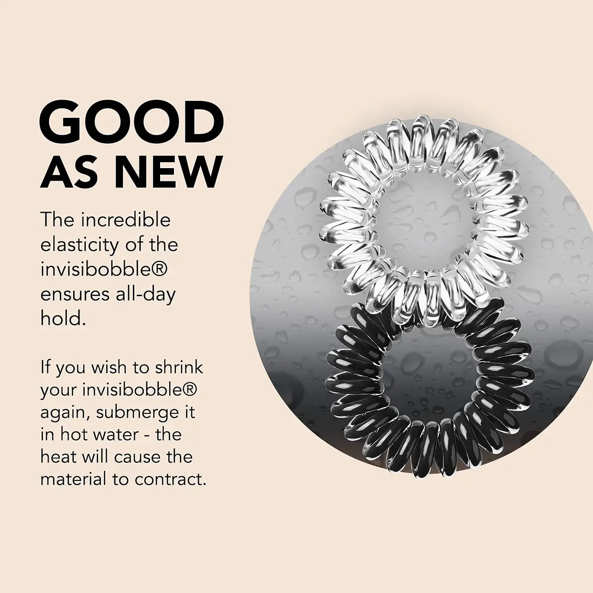 invisibobble Original Spiral Hair Ties 8 Pack | Traceless, Gentle & Strong Grip for Thick Hair - view 8
