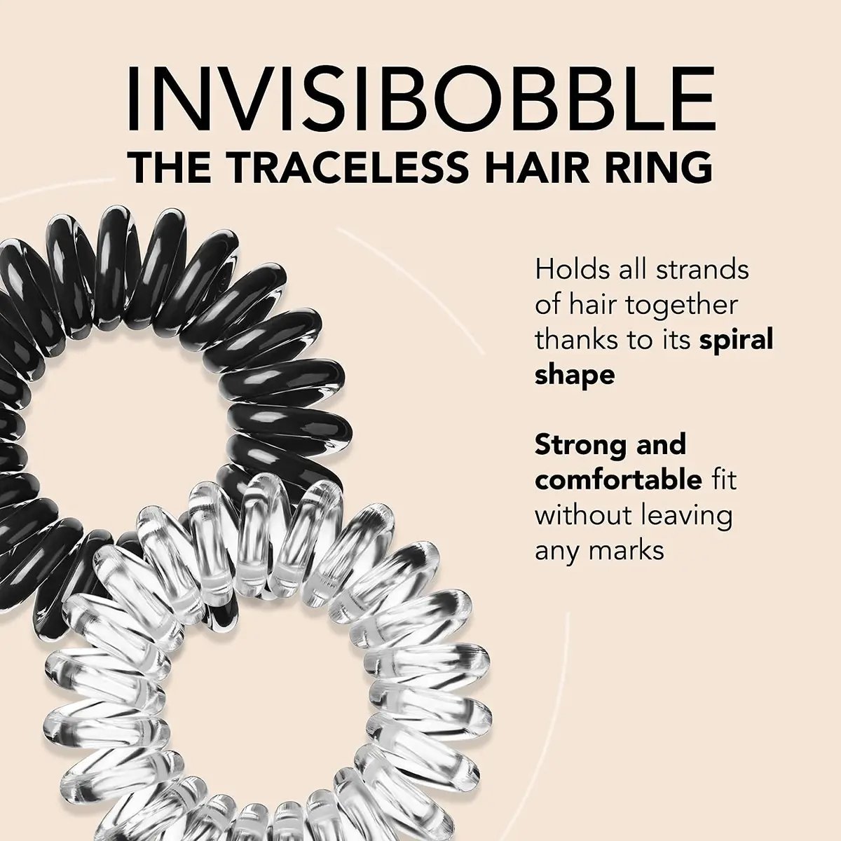 invisibobble Original Spiral Hair Ties 8 Pack | Traceless, Gentle & Strong Grip for Thick Hair - view 2