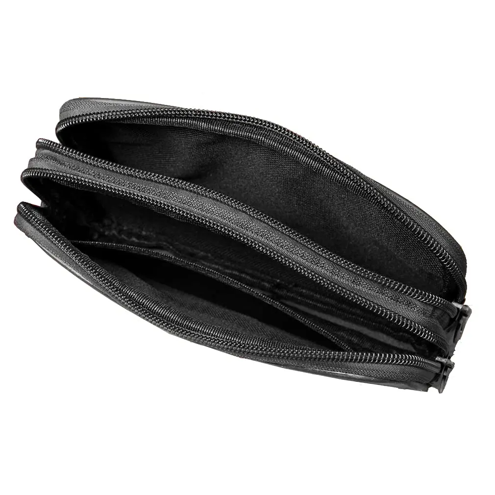Hebetag Leather Belt Bag Coin Purse Wallet for Men Women | Vintage & Fashionable, 17cm x 10cm | Genuine Cowhide Leather - main product image
