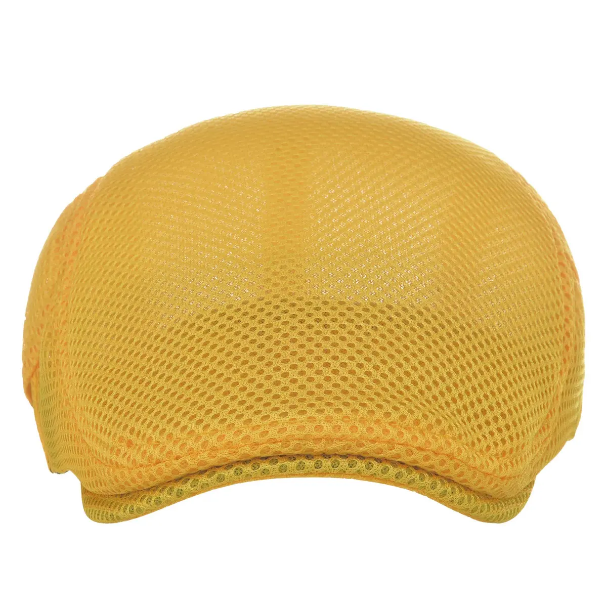 VOBOOM Men Breathable Mesh Summer Hat Adjustable Newsboy Beret (Yellow) | Lightweight & Cool for Hot Weather - view 3