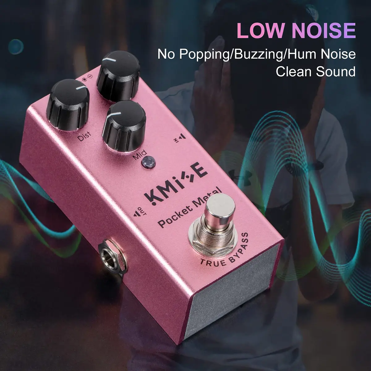 lotmusic Analog Chorus Electric Guitar Effects Pedal 52mm (2.05in) | True Bypass - view 3