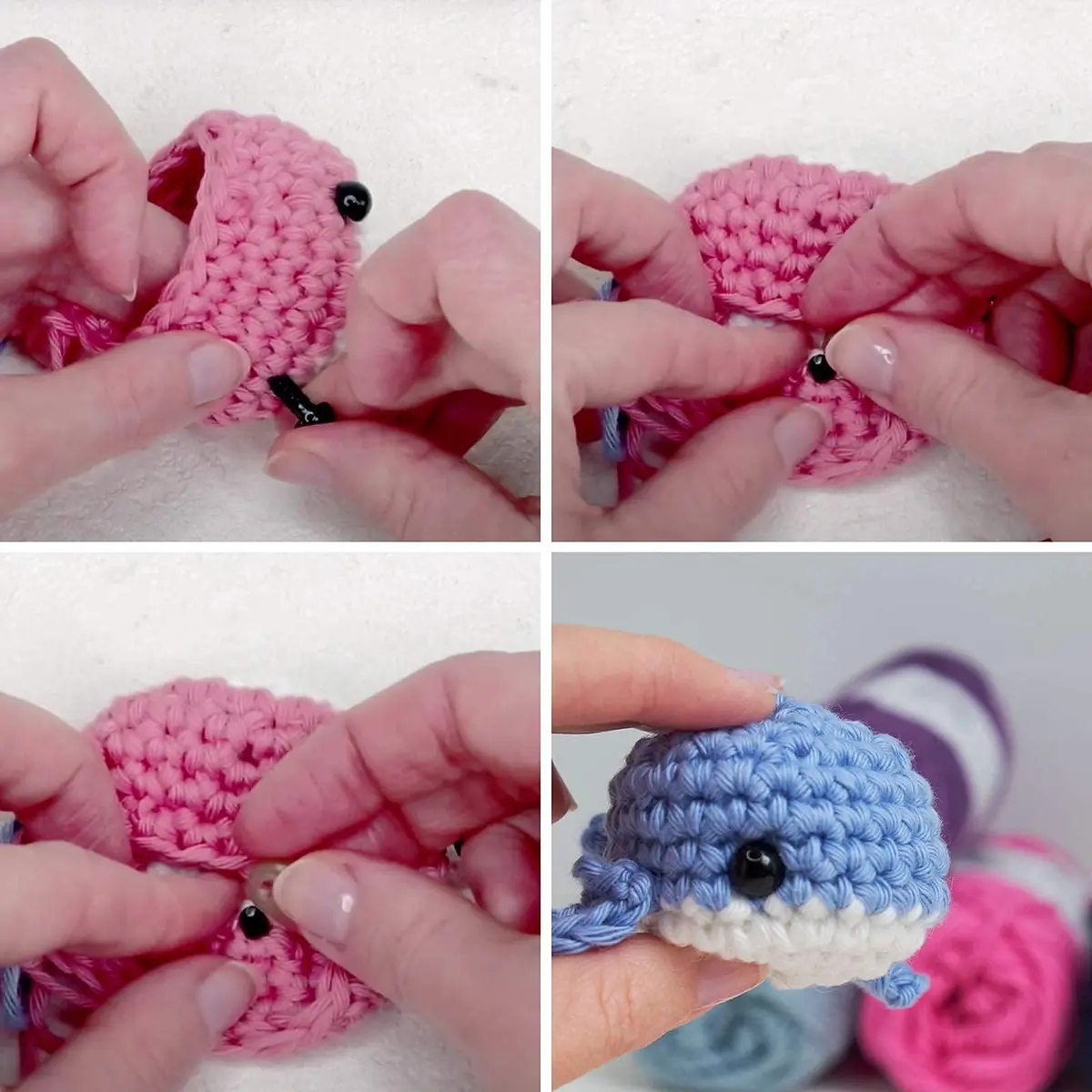 Vanblue 6mm Safety Eyes with Washers (260PCS) | Plastic Craft Eyes for Amigurumi, Stuffed Animals, Crochet Toys - view 5