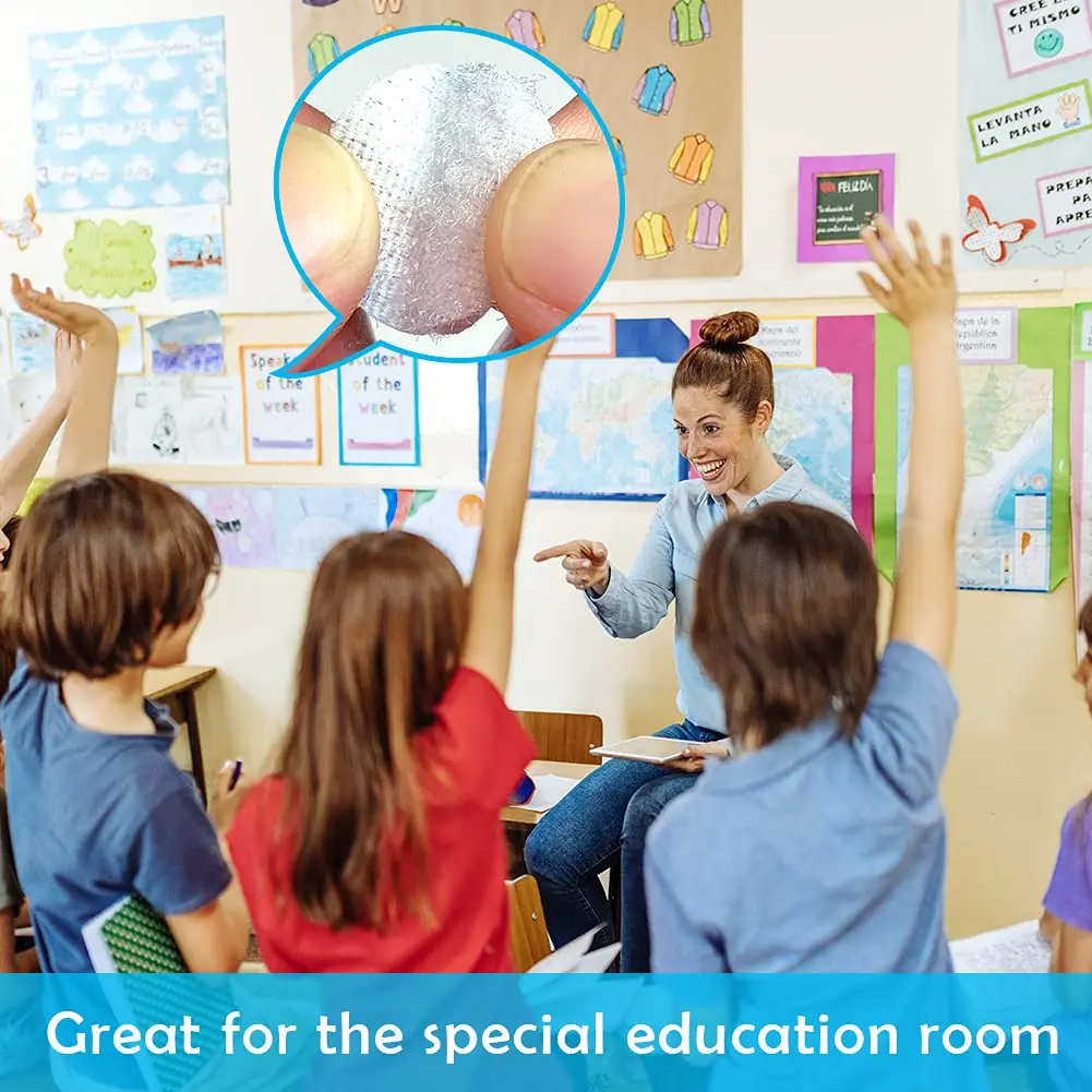 Hiisea White 1000pcs Hook & Loop Self Adhesive Dots | Classroom & Craft Use - view 4
