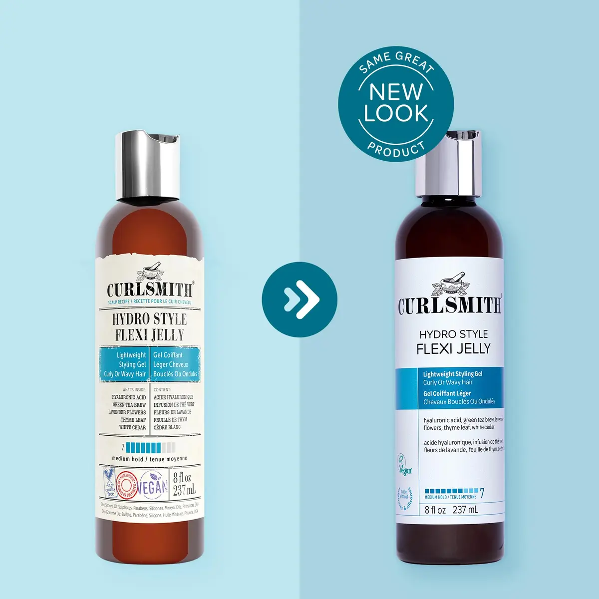 CURLSMITH Hydro Style Flexi Jelly Medium Hold Gel for Curls 59ml (2 fl oz) | Vegan & Cruelty-Free - view 5