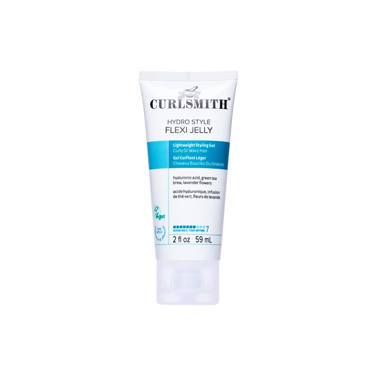 CURLSMITH Hydro Style Flexi Jelly Medium Hold Gel for Curls 59ml (2 fl oz) | Vegan & Cruelty-Free - main product image