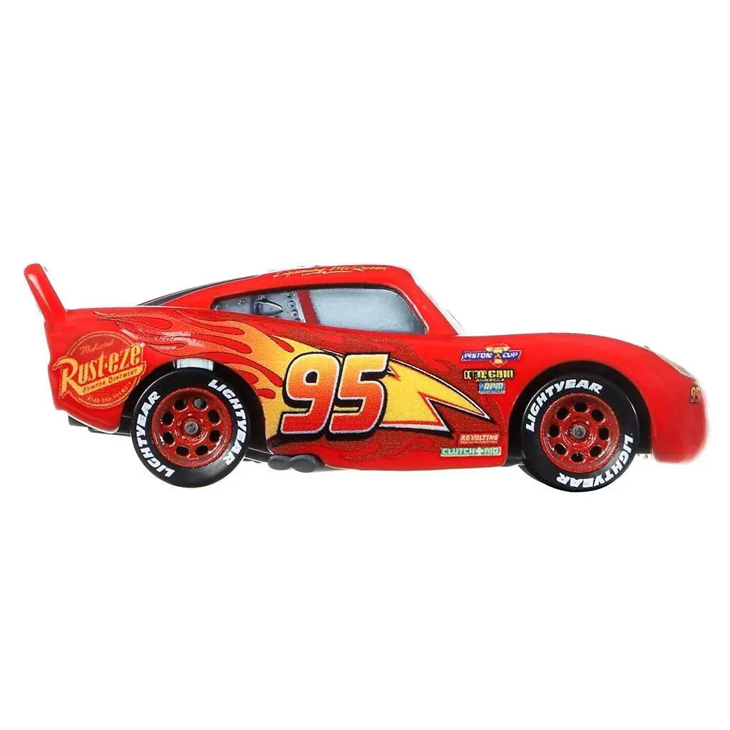 Disney Cars Lightning McQueen Piston Cup 1:55 Scale Die-Cast Toy Car | Authentic USA Import for Kids Age 3+ - view 3