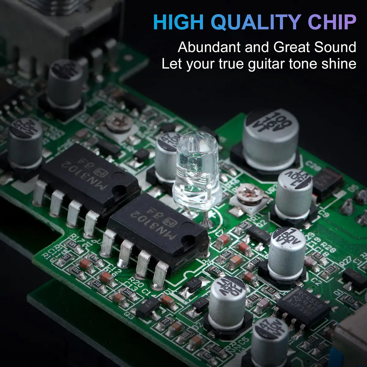 lotmusic Hot Plexi Analog Chorus Electric Guitar Effect Pedal | True Bypass, Noise Reduction, DC 9V - view 4