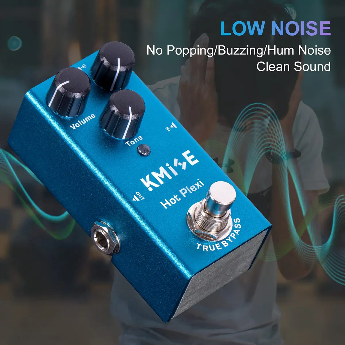 lotmusic Hot Plexi Analog Chorus Electric Guitar Effect Pedal | True Bypass, Noise Reduction, DC 9V - view 3