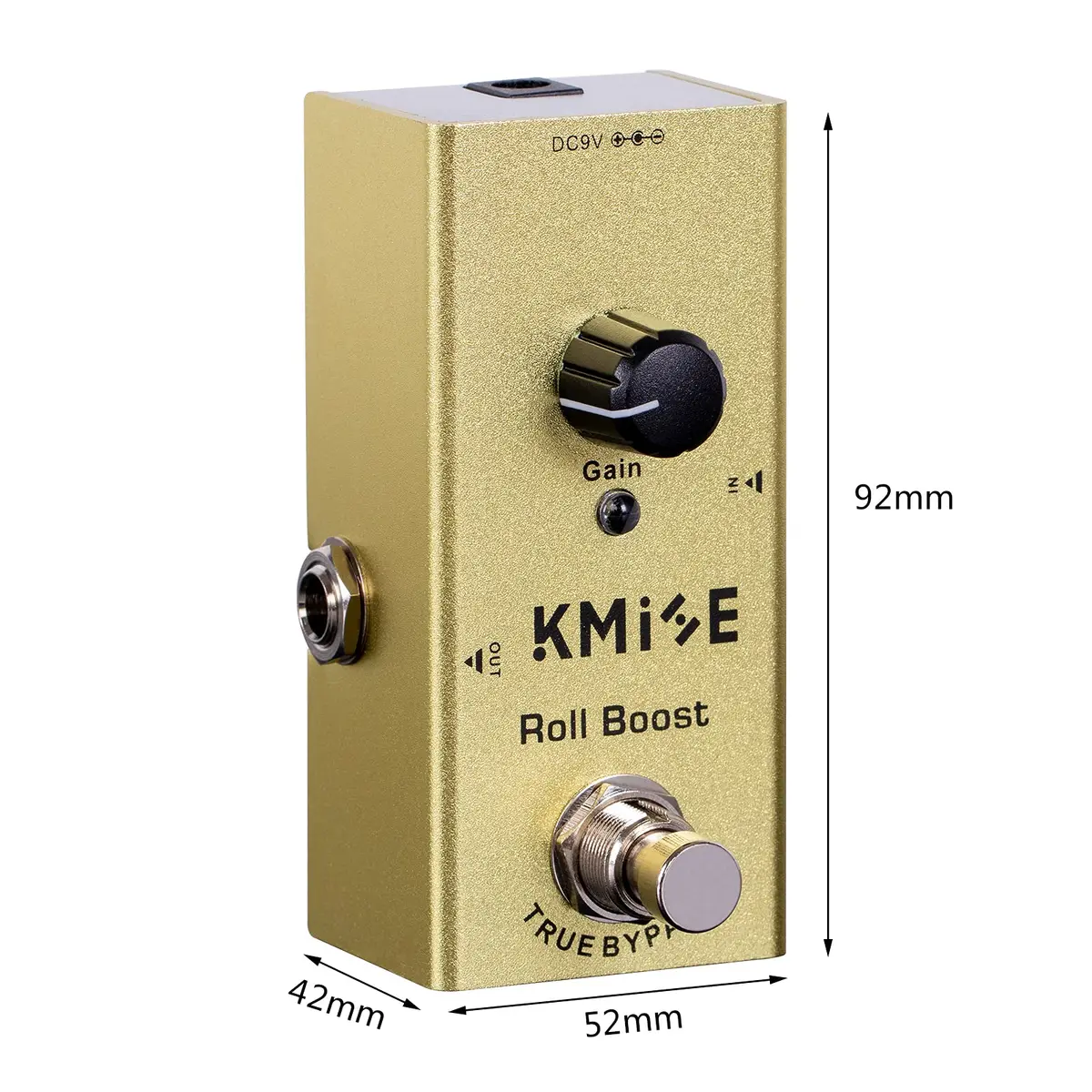 lotmusic Roll Boost Electric Guitar Effects Pedal Analog Chorus Mini Stompbox | Integrated Noise Reduction - view 7