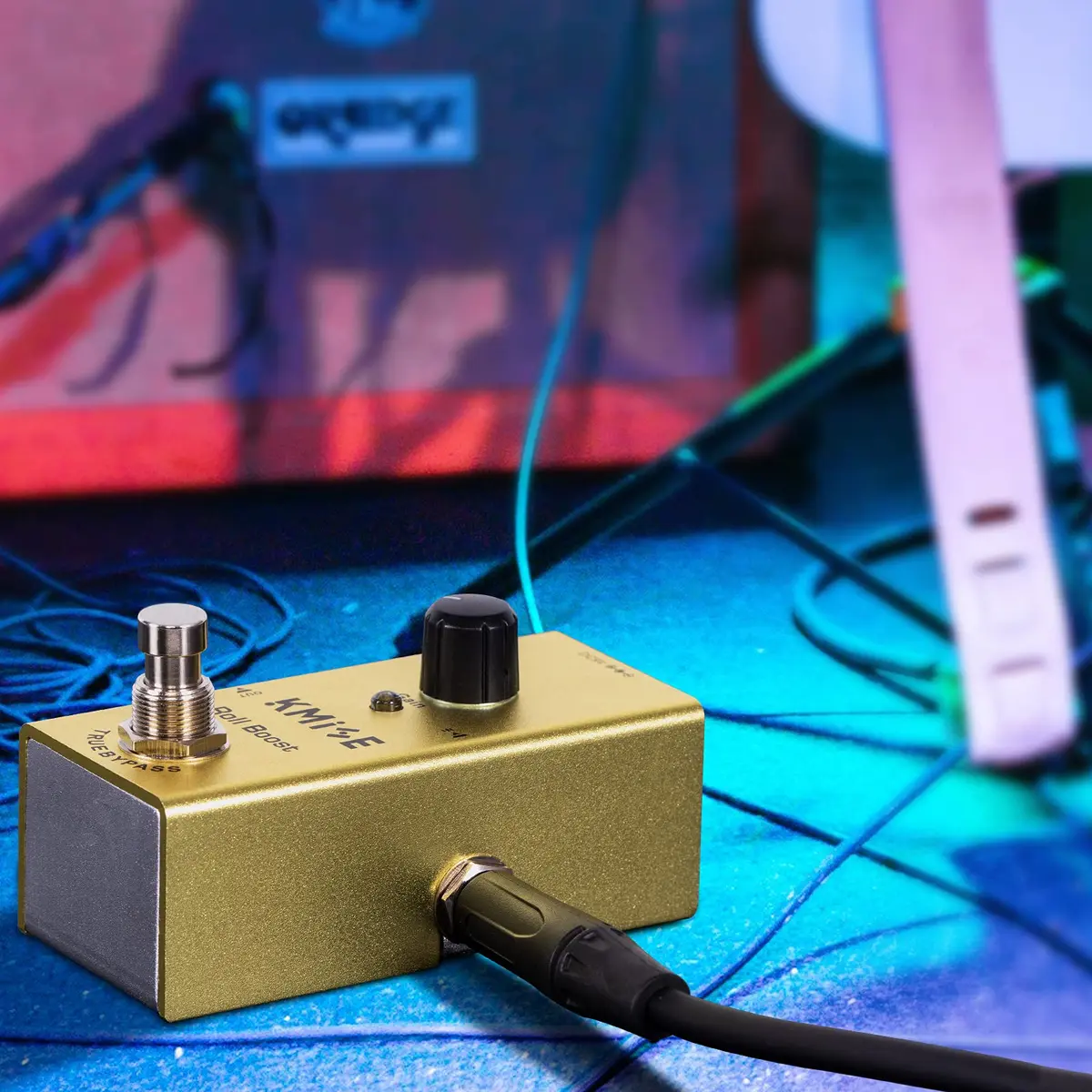lotmusic Roll Boost Electric Guitar Effects Pedal Analog Chorus Mini Stompbox | Integrated Noise Reduction - view 9