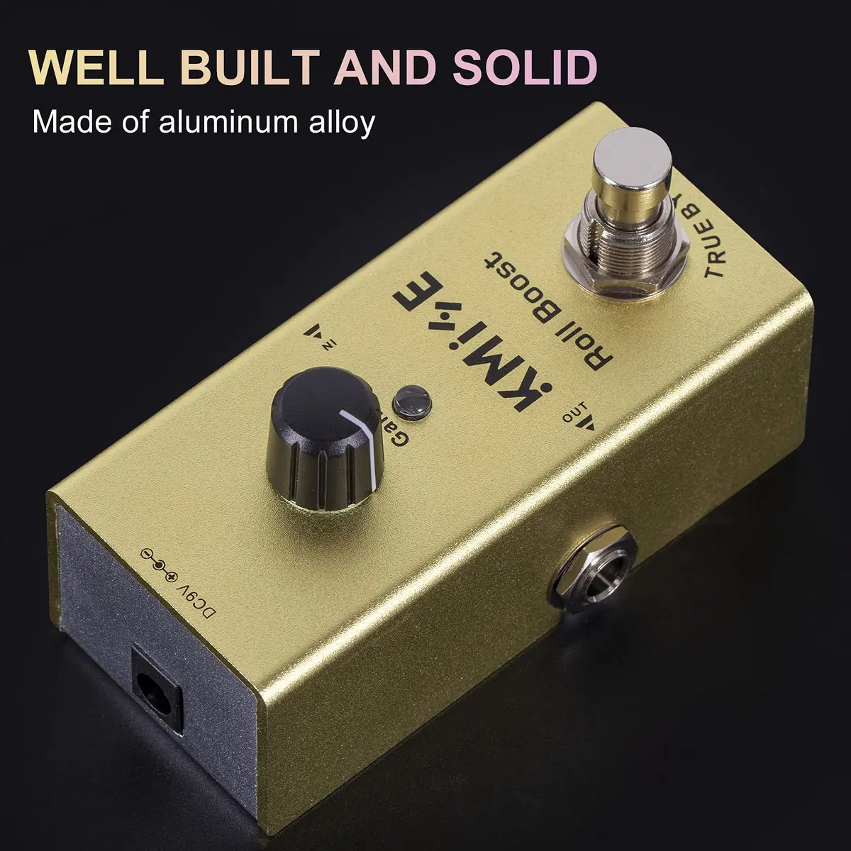 lotmusic Roll Boost Electric Guitar Effects Pedal Analog Chorus Mini Stompbox | Integrated Noise Reduction - view 2