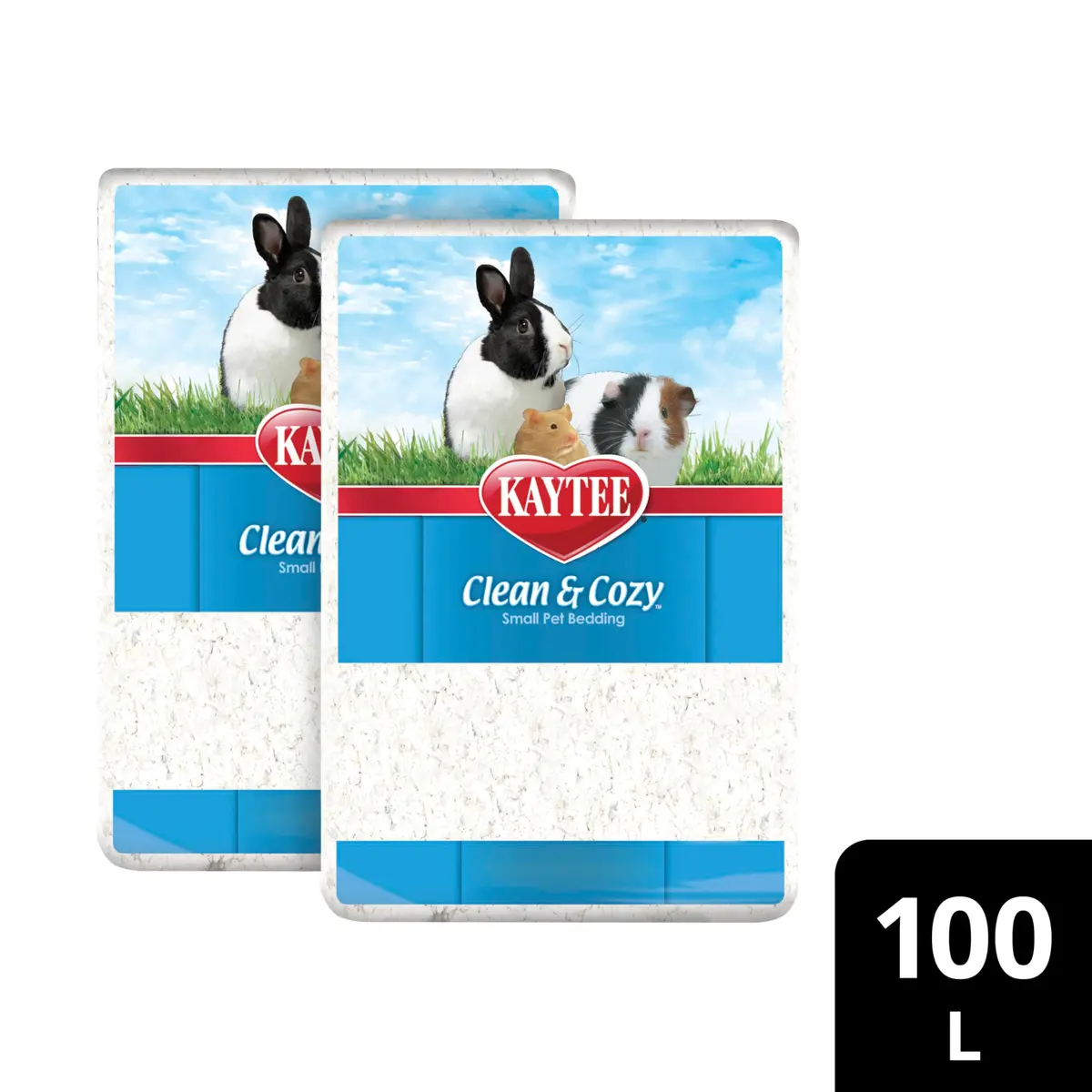 Kaytee Clean & Cozy Paper Bedding White 100 Liter | Odor Control for Small Animals - view 9