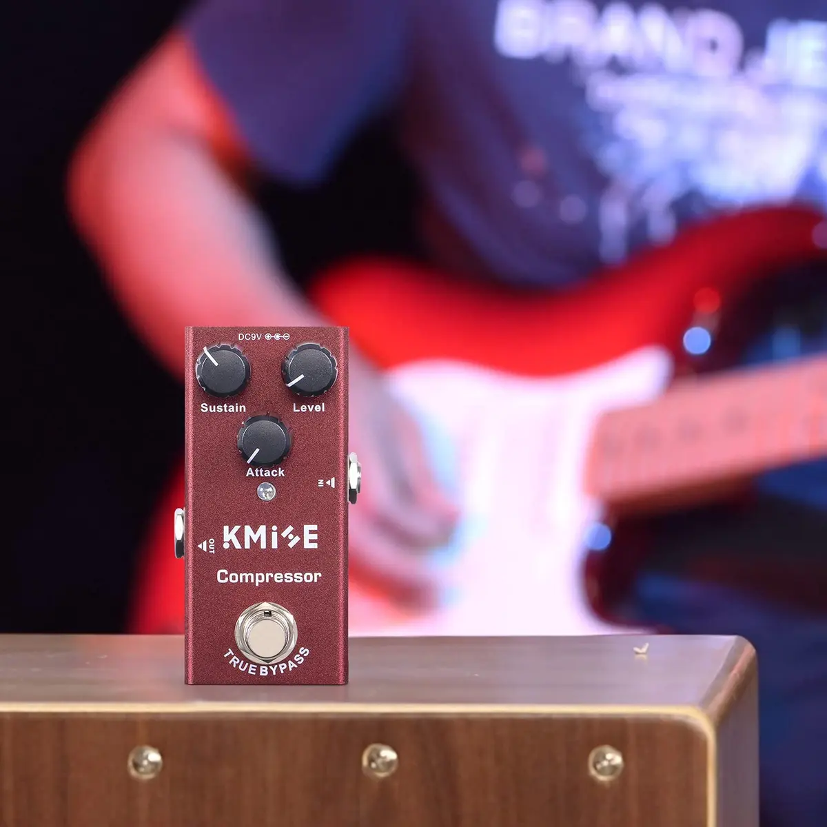 lotmusic Kmise Compressor Electric Guitar Effect Pedal,True Bypass,Tip‑Negative | Noise Reduction & Signal Clarity - view 7