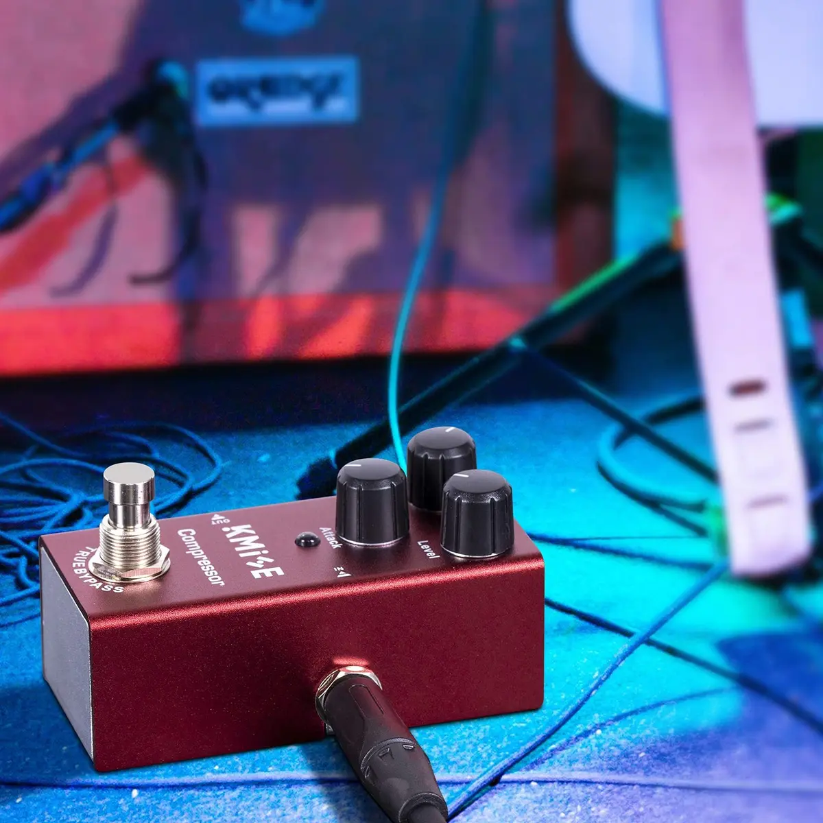 lotmusic Kmise Compressor Electric Guitar Effect Pedal,True Bypass,Tip‑Negative | Noise Reduction & Signal Clarity - view 8