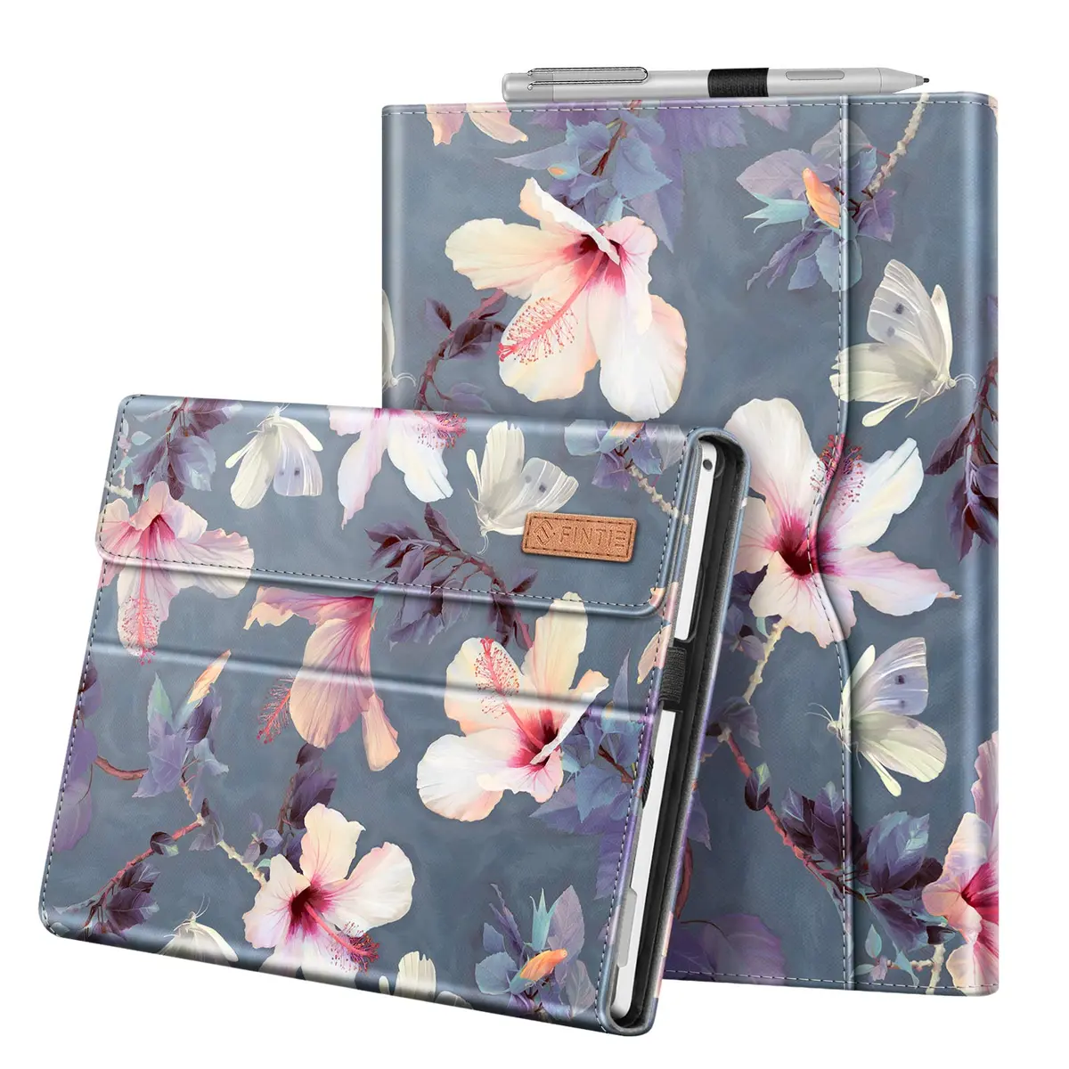 FINTIE Case for 12.3 inch Microsoft Surface Pro 7 Plus, Pro 7/6/5/4/3 | Multi-Angle Kickstand & Premium Synthetic Leather - main product image