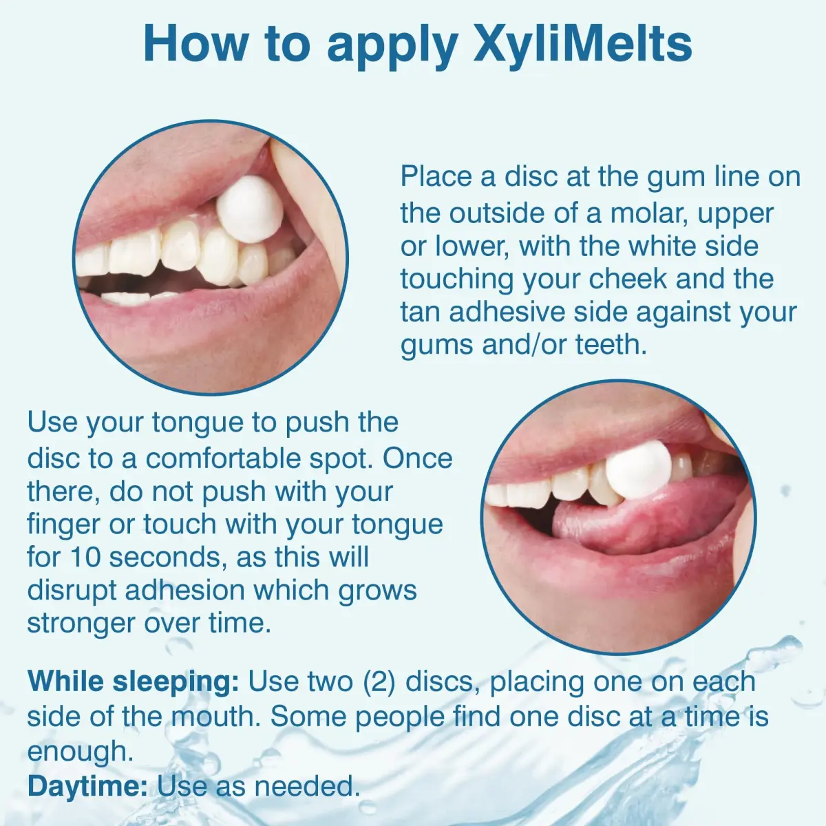 Oracoat XyliMelts Dry Mouth Adhering Discs Cinnamon 230 Count | 8-Hour Nighttime Relief - view 2