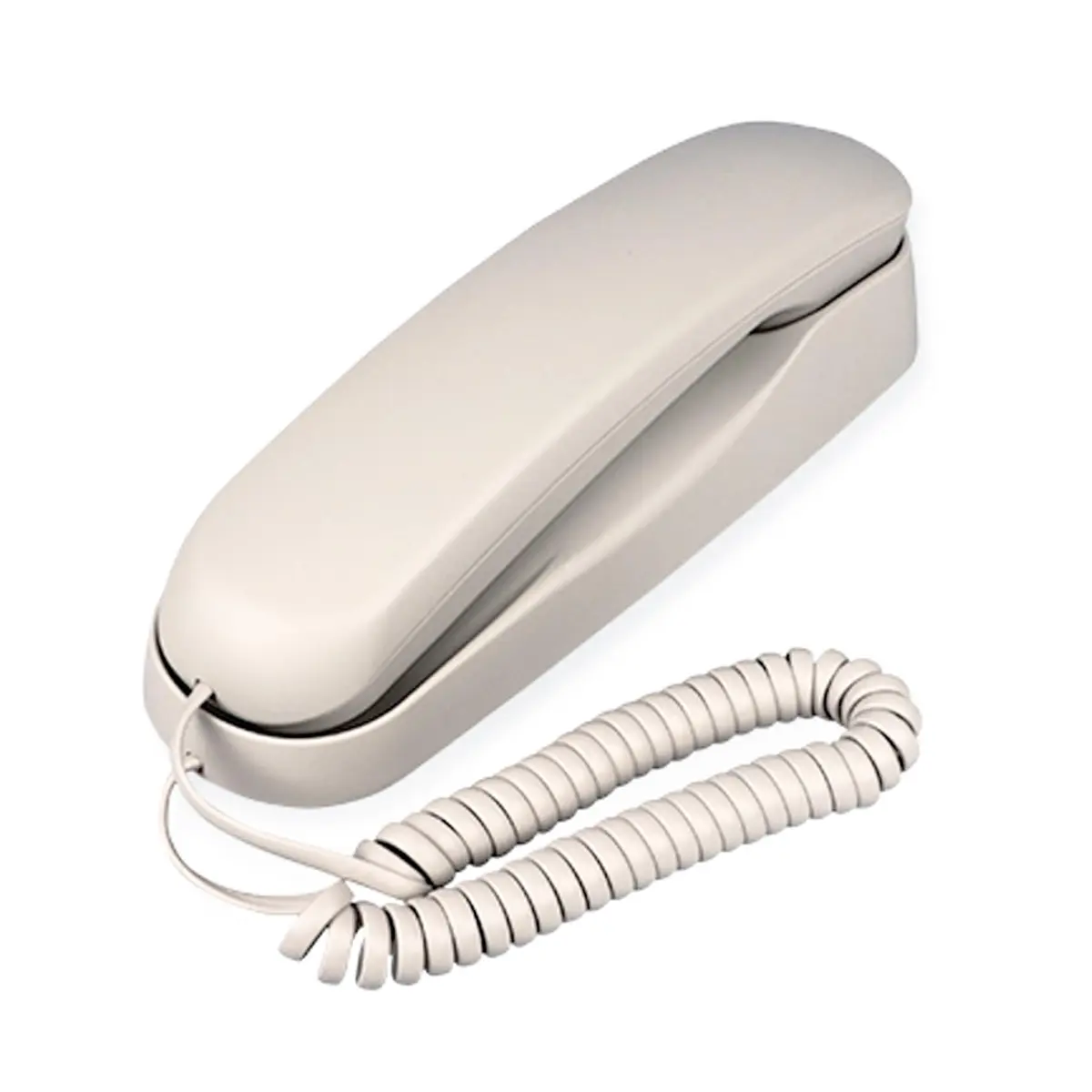TelPal Corded White Wall Phone | Simple Analog Landline for Seniors & Home - main product image