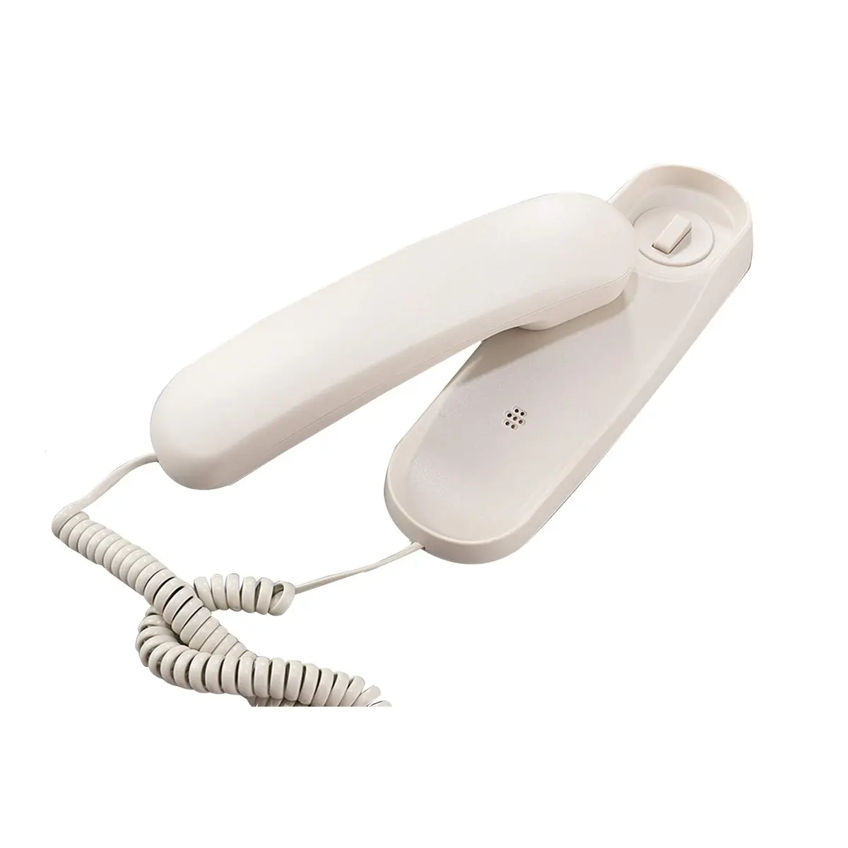 TelPal Corded White Wall Phone | Simple Analog Landline for Seniors & Home - view 6