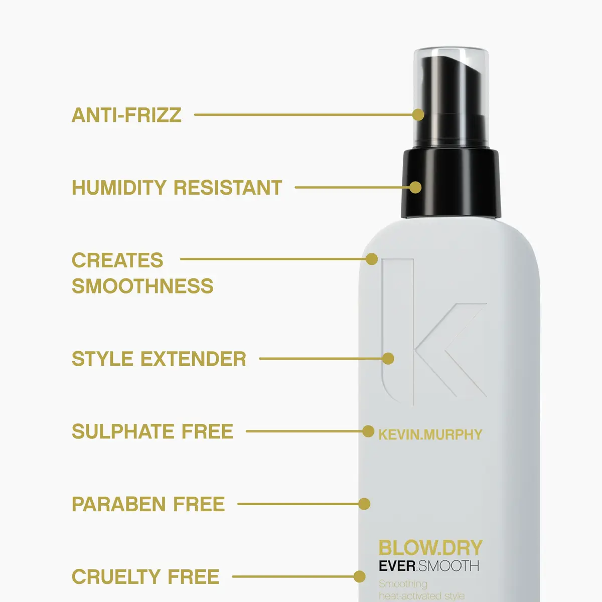 KEVIN.MURPHY BLOW.DRY EVER.SMOOTH Style Extender Hair Spray, 5.1 fl oz | Frizz-Free, Volume, Heat-Activated - view 4