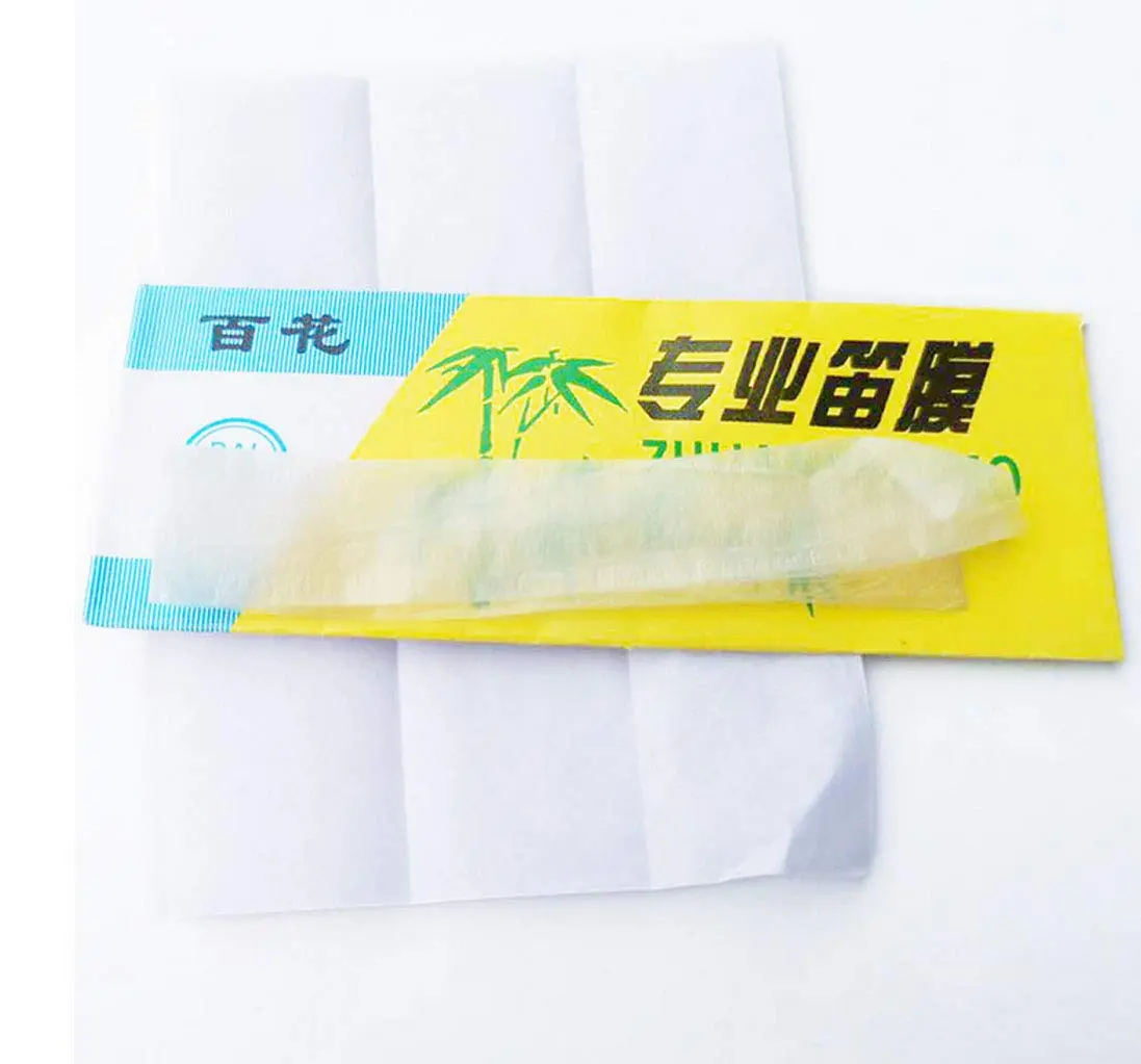 Jiayouy Bamboo Flute Membrane Set | Professional Dizi Replacement Parts for Flute (85x35mm, 10 pcs) - view 4